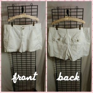 Faded Glory white shorts